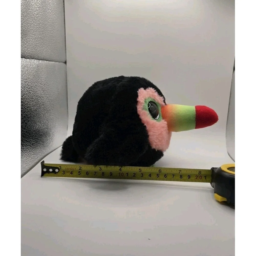 ZURU Pets Alive Chirpy Bird BuhzooElectronicToucanToy Whistles Plush Sounds